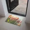 Tulpen - Roze - Zonnestralen Deurmat klein -sfeer5