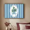 Illustratie - Bessen - Blauw - Strepen Textielframe - compleet frame klein -sfeer1