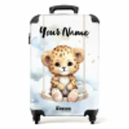Perry panter NBS - Handbagage koffer - Kinderen Unisex middel -productfoto_recht