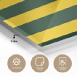 Klassiek - Strepen - Groen plexiglas 5mm klein 11 -sfeer2