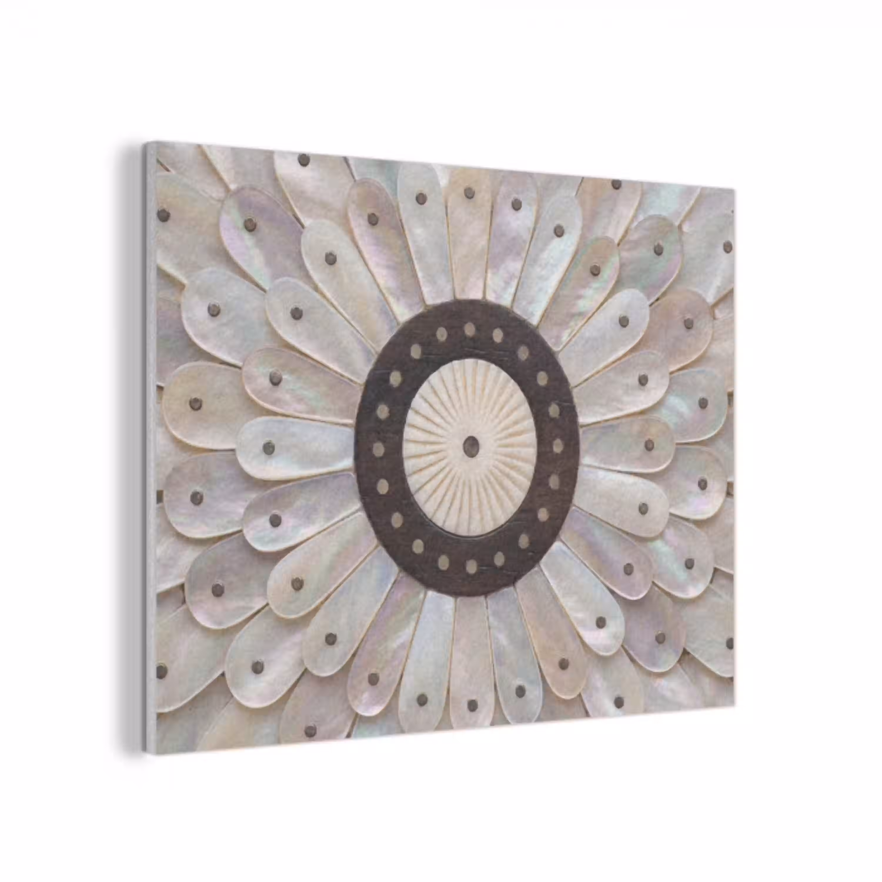 Parelmoer - Patroon - Decoratie - Ambacht - Wit PET vilt klein -3d