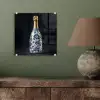 Champagne - Bloemen - Goud - Chique plexiglas 5mm klein -sfeer3