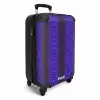 Paars blauw slangenhuid met symmetrische schubstructuur NBS - Handbagage koffer - Volwassenen Unisex middel -productfoto_3d