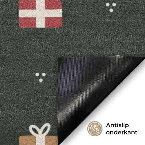 Illustratie - Cadeaus - Groen Deurmat klein 898 -antislip_NL