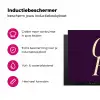 Oh hi - Paars - Minimalistisch Inductie beschermer vinyl 3mm klein -wsfeer2_website