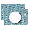 Klein - Oceaan - Walvis - Zeester Placemat vinyl groot 368 -zzsfeer2_Kitchenyeah-website