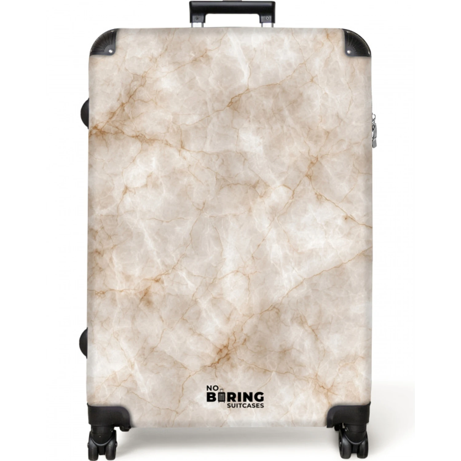 Marmer - Patroon - Klassiek NBS - Large koffer - Volwassenen Unisex groot -zzzzzzzzkaufland2