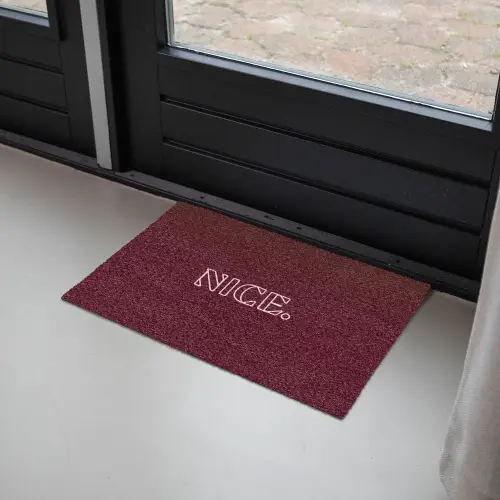 Bordeaux - Nice - minimalistisch Deurmat klein -sfeer2