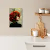 Vrouw - Appels - Rood - Bladeren KitchenYeah - Keuken - Canvas klein -sfeer1