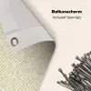 Geometrisch - Lijnen - Groen Balkonbeschermer Duitsland klein 596 -closeup_NL