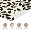Elegant - Patroon - Zwart - Beige deurposter klein 289 -closeup_NL