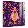 Kever - Felgekleurd - Bloemen - Bladeren plexiglas 5mm klein -zzzproduct_nieuw