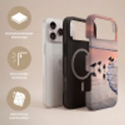 Meeuwen - Strand - Zee - Roze Toughcase MagSafe Apple iPhone 17 Pro Max klein -USP_Lagen_NL
