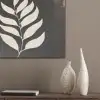 Blad - Wit - Minimalistisch PET vilt klein -sfeer6_closeup