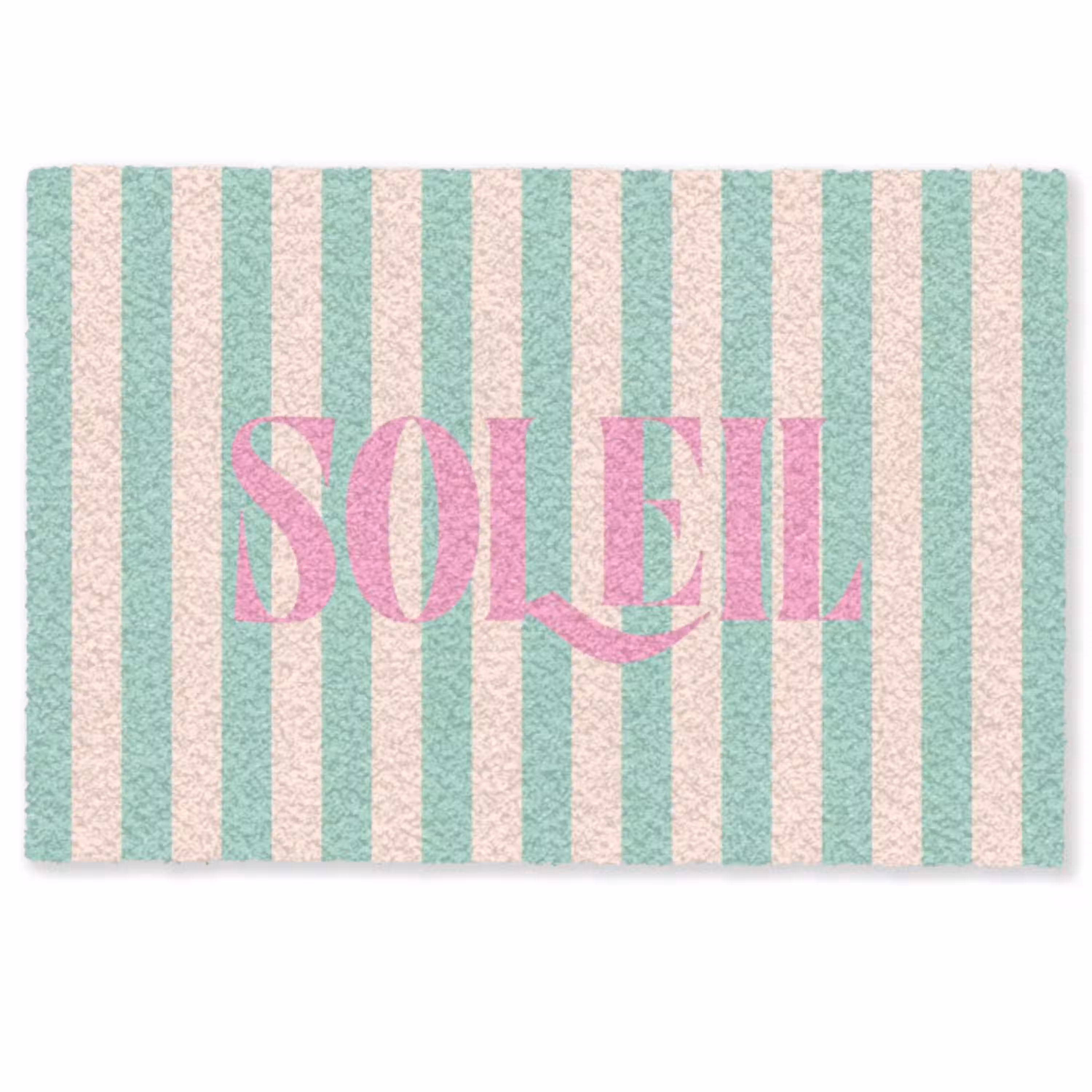 Roze - Groen - Strepen - Soleil Deurmat klein -zkaufland3d