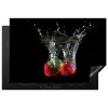 Duikende Aardbeien Inductie beschermer vinyl 3mm klein -3d