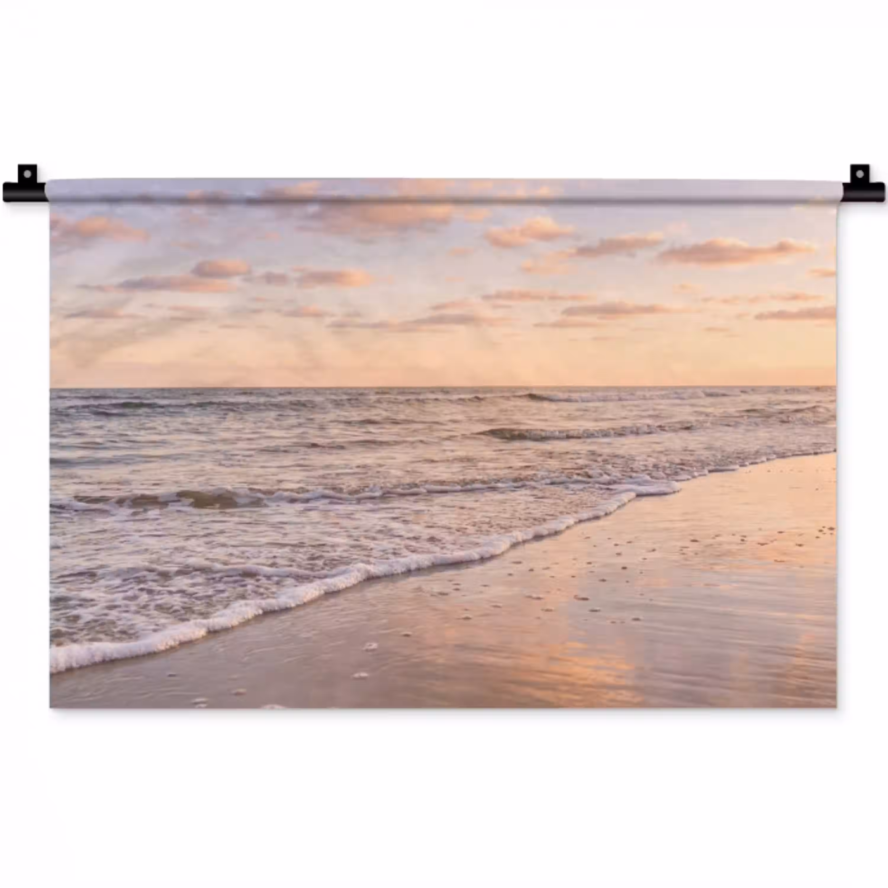 Strand - Branding - Wolken Wandkleed katoen klein -zz3d
