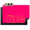 Minimalistisch - Roze - Dream big - Grafisch Inductie beschemer met haakjes klein -3d