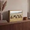 Schapen - Weidenlandschap - Heuvels Light Box met batterij (Wandlamp) middel -sfeer2