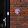 Paarse tulp - Sierlijk Naambord Rond klein -sfeer1-rond-XS