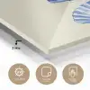 Schelpen - Blauw - Beige plexiglas 5mm klein -sfeer2