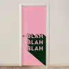 Tekst - Grafisch - Groen - Schaduw deurposter klein -3d_beige