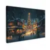 Kerstfeest - Dorp - Donker canvas 2cm klein -z3d