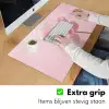Bloem - Pioenroos - Roze Muismat XXL klein -sfeer3