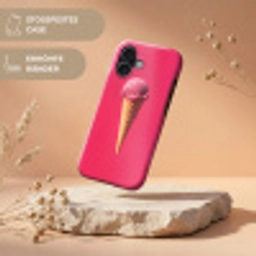 Schepijs - Roze - Hoorntje Toughcase MagSafe Apple iPhone 17 klein -USP_RandenV_DE