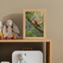 Ara - Jungle - Rood Light Box met kabel (Kinderlampje) klein -sfeer2_kind