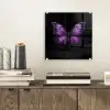 Vlinder - Paars - Levendig plexiglas 5mm klein -sfeer1