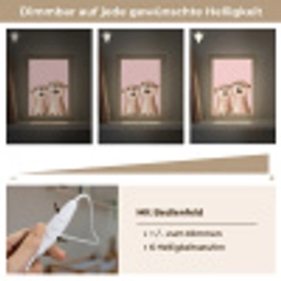 Otters - Glimlach - Bruin Light Box met kabel klein -USP_dimbaarDE
