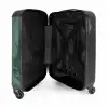 Groene marmerlook NBS - Handbagage koffer - Volwassenen Unisex middel -binnenkant