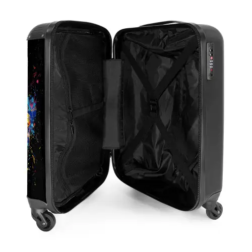 Zwembril met graffiti NBS - Handbagage koffer - Unisex middel -binnenkant