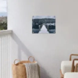Steiger - Meer - Sneeuw - Bergen - Rustgevend tuinposter los doek klein -sfeer8
