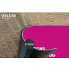Focus - Smiley - Roze Placemat vinyl groot -closeup