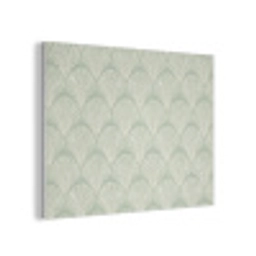 Waaiers - Patroon - Groen PET vilt klein 837 -3d