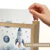 Waterverf - Planeten - Sterren - Raket Light Box met kabel (Kinderlampje) klein -USP_websiteprintNL