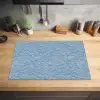 Golven - Ritmisch - Blauw Inductie beschermer vinyl 3mm klein 276 -sfeer5