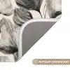 Botanisch - Bladeren - Zwart WCmat klein 1009 -USP_AntislipNL