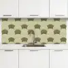 Bladeren - Structuur - Groen keuken achterwand 2 middel 871 -3d