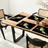 Kiwi in Waterkunstwerk Placemat vinyl groot -zzsfeer4_Kitchenyeah-website