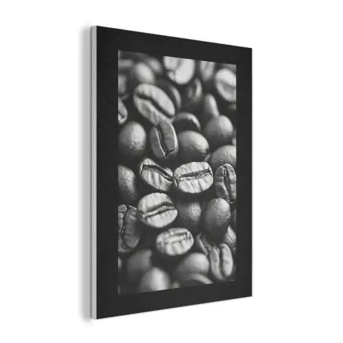 Koffiebonen - Zwart - Vintage PET vilt klein -3d