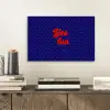 Yes fun - Rood - Blauw - Stippen aluminium wit klein -sfeer1