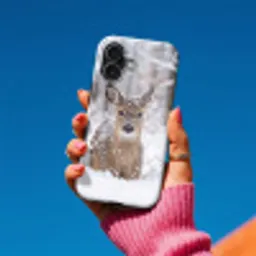 Hert - Sneeuw - Bos - Dieren - Vertederend Toughcase MagSafe Apple iPhone 17 klein -Sfeer1V