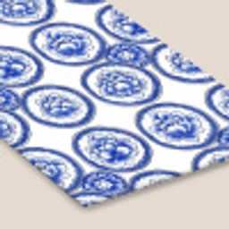 Cirkels - Bloemen - Blauw fotolijst zwart zonder passe partout klein 224 -zsfeer6