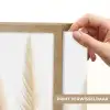 Pampas gras - Pluimen - Beige - Natuur Light Box met batterij (Wandlamp) middel -USP_websiteprintNL