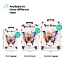 Vlinderexplosie NBS - Handbagage koffer - Kinderen Unisex middel zzzzzzVergelijking_3EN