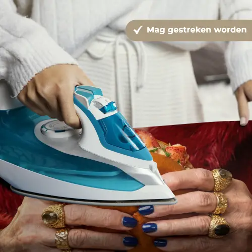 Broodje - Bontjas - Goud Wandkleed katoen klein -sfeer9