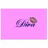 Diva - Lip - Panterprint - Roze poster papier klein -3d